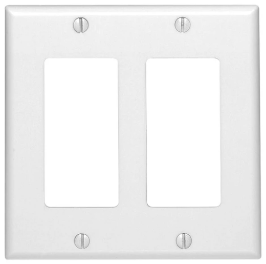 EATON 2 Gang Unbreakable Wall Plate