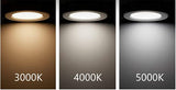 3CCT Changeable Slim Spot Lights (3000K, 4000K, 5000K)